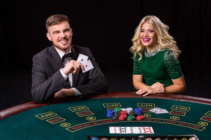 Live roulette table with professional dealer on kirby